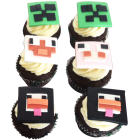 Mine craft cupcake